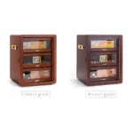 vintage hölzerner Zigarrenschrank