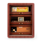 vintage hölzerner Zigarrenschrank