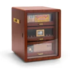 vintage hölzerner Zigarrenschrank