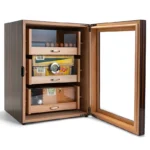 Zigarrenschrank mit großer Kapazität und dreilagiger Schublade