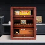 vintage hölzerner Zigarrenschrank