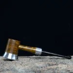 Luxus Poker Pfeife mit Silberring