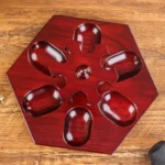 Pfeifenständer aus Rotholz für 6 Pfeifen