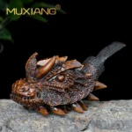 Freehand handgeschnitzte Holzpfeife mit Drachenkopf