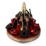 Drehbarer Pfeifenständer mit mehreren Steckplätzen