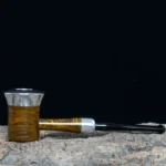 Poker Pfeife mit Silberring