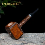 Freehand handgeschnitzte Thorhammer-Pfeife