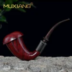 Calabash Pfeife mit Hornring