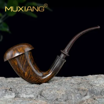 Calabash Pfeife mit Hornring
