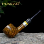 Gerade Billardpfeife mit Silberring