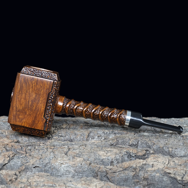 O1CN01mvavgV2GtwvKbslqy 2119809074 Freehand handgeschnitzte Thorhammer-Pfeife