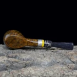 Gerade Billardpfeife mit Silberring