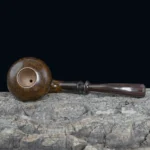 Gebogene Calabash Pfeife