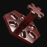 Pfeifenständer aus Rotholz für 6 Pfeifen