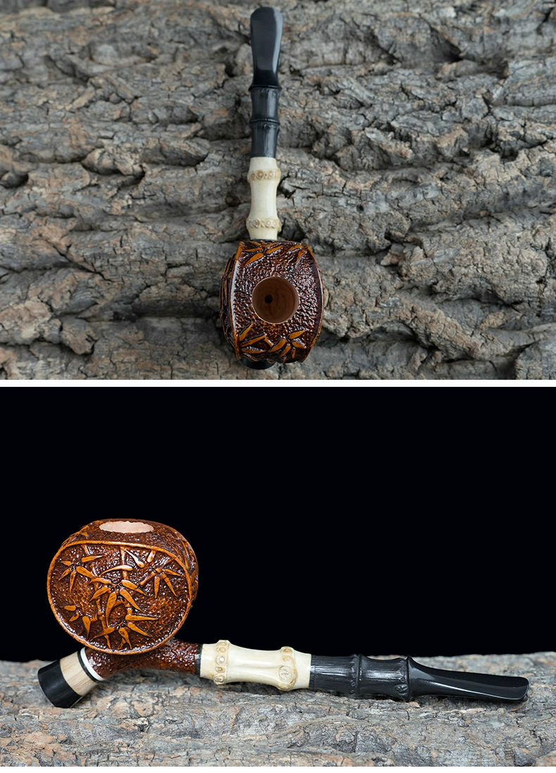 O1CN01yUokHl2GtwvCwAtR1 2119809074 Freehand importierte Bruyère-Pfeife mit handgeschnitztem Bambus