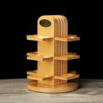 drehbarer Pfeifenständer aus Massivholz