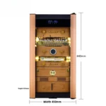 humidor schrank mit automatischer befeuchtung