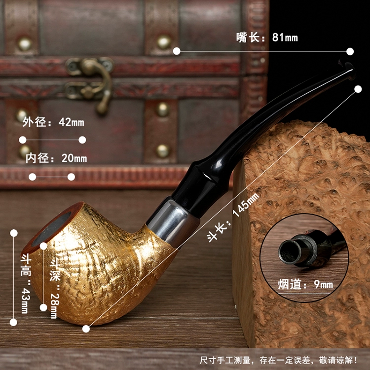 O1CN0142zoBw1X8AtVAyJ3e 40012878 Klassische Herren-Tabakpfeife aus massivem Gold