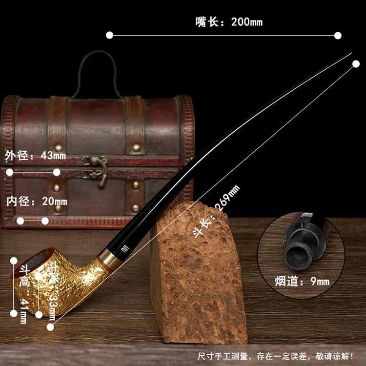 O1CN019MwGTI1X8AtU5MgUh 40012878 Klassische Herren-Tabakpfeife aus massivem Gold