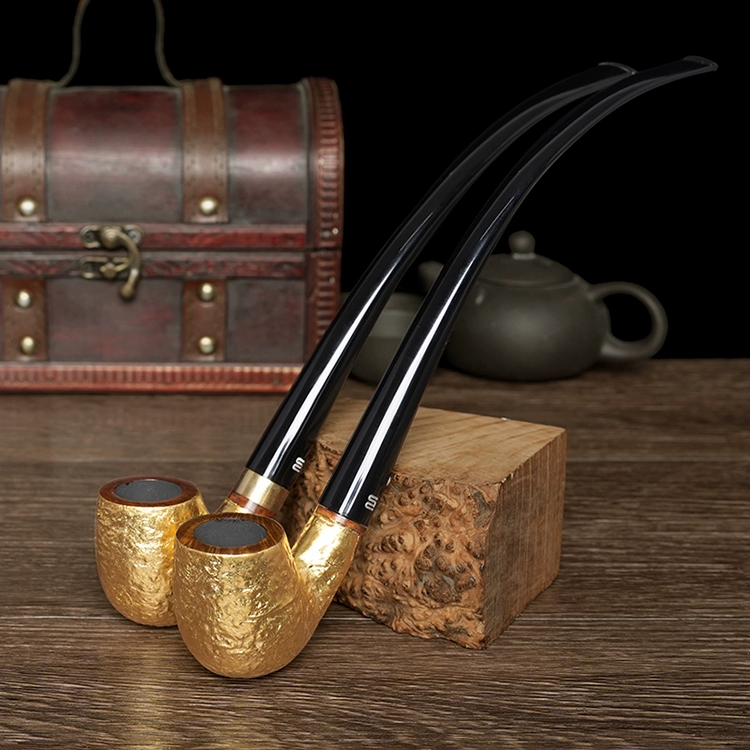 O1CN01WfeLI11X8AtTQWZb5 40012878 Klassische Herren-Tabakpfeife aus massivem Gold