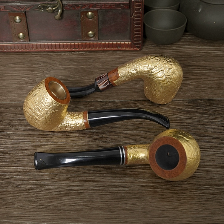 O1CN01uIm9DO1X8AtRuGybN 40012878 Klassische Herren-Tabakpfeife aus massivem Gold