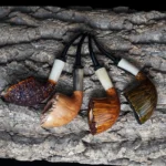 Handgefertigte Freehand-Bruyèrepfeife aus Wurzelholz