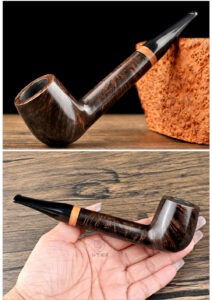 Italienische 9-mm-Bruyèreholzpfeife