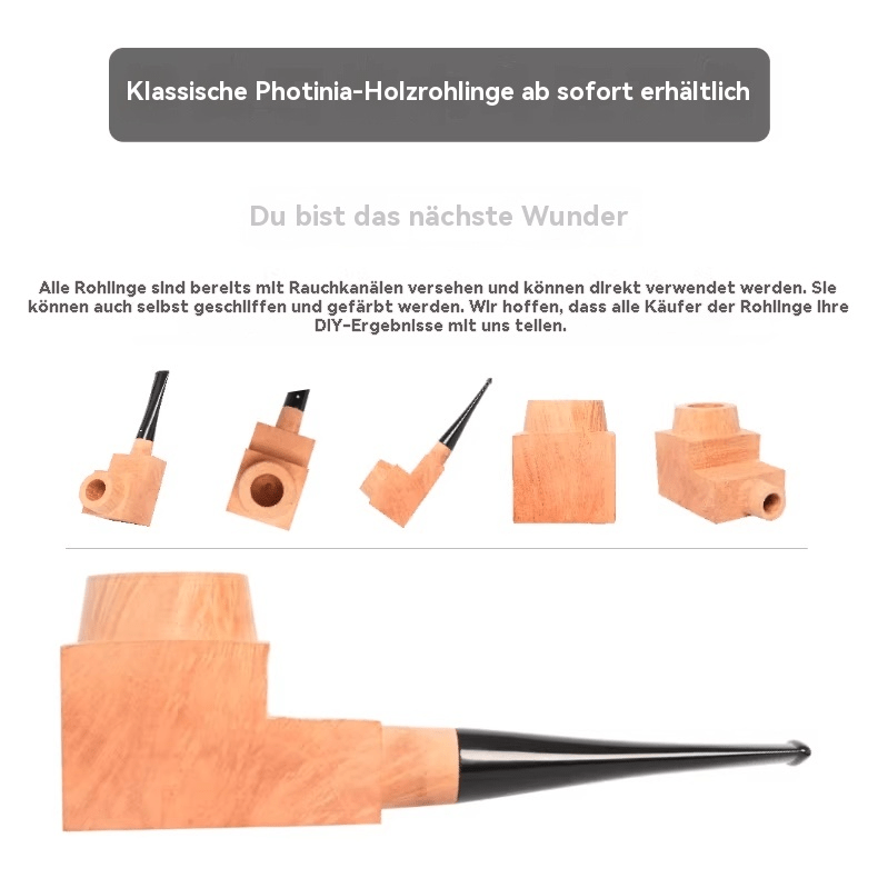 Pfeifenrohling schnitzen