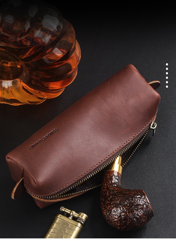 O1CN0105Oq8O1J1OTtNPLjZ 2220632080968 0 cib Portable Pfeifentasche aus Rindsleder