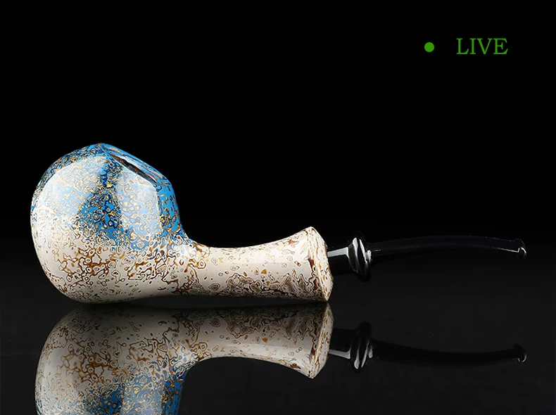 Freehand Pfeife in Urushi-Technik