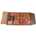 Tragbare Pfeifentasche 2er Leder