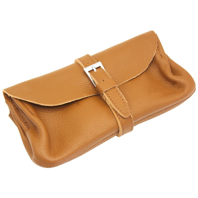 Braune Pfeifentasche für unterwegs