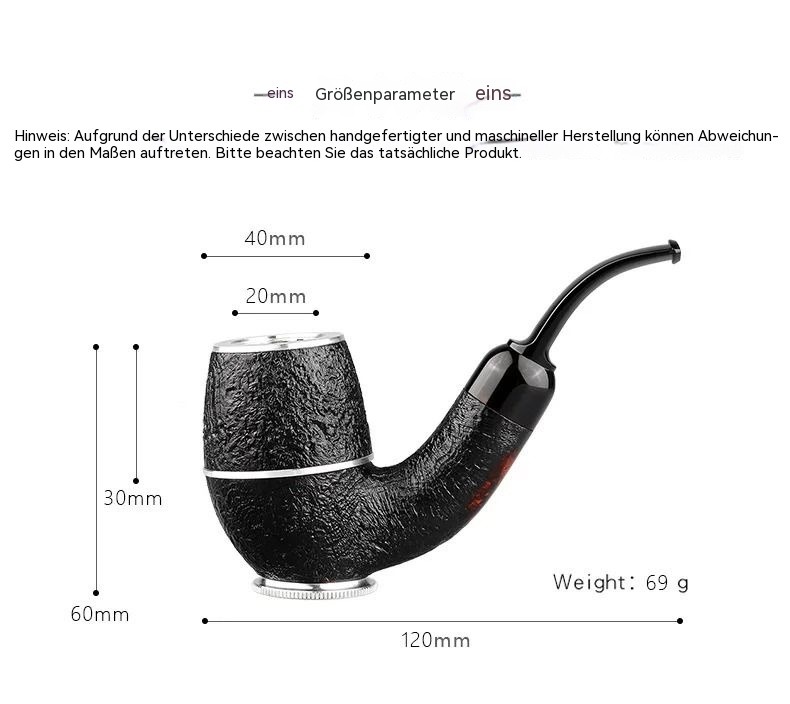 DuVYtqnwqG1A5BBka BT5Q ochwertige handgefertigte Sherlock-Holmes-Pfeife im viktorianischen Stil