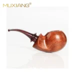 Klassische gebogene Holzpfeife für Einsteiger