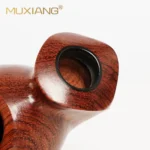 Klassische gebogene Holzpfeife für Einsteiger