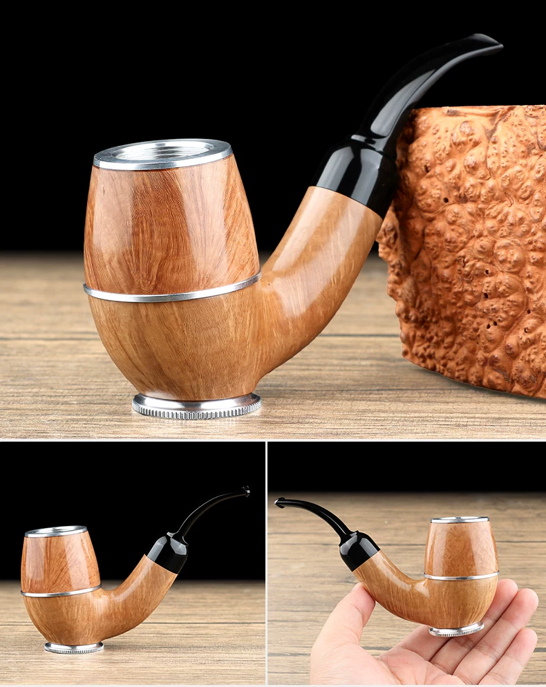 ochwertige handgefertigte Sherlock-Holmes-Pfeife im viktorianischen Stil