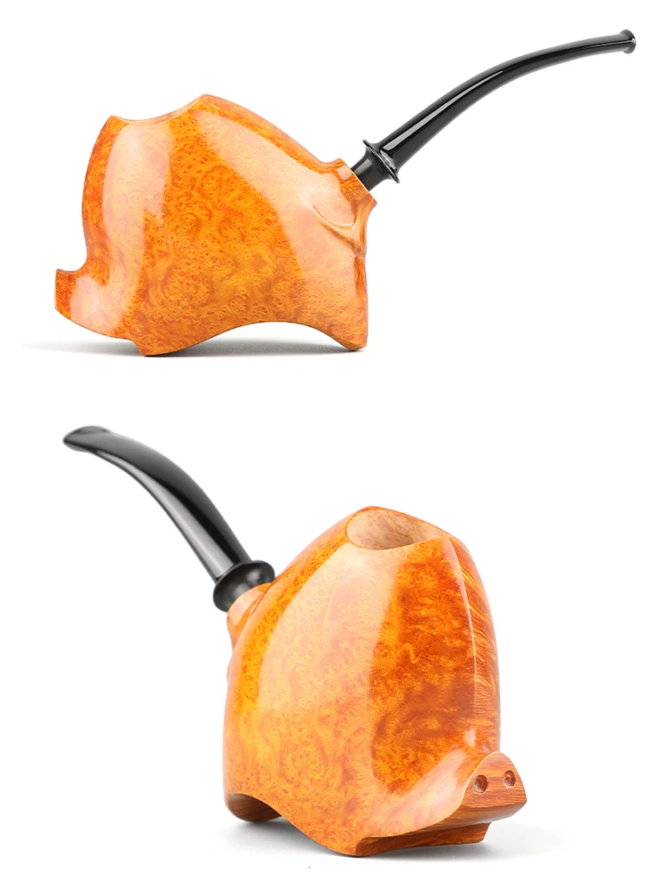 Handgefertigte Freehand Pfeife aus Wurzelholz