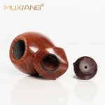 Klassische gebogene Holzpfeife für Einsteiger