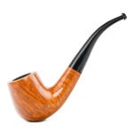 Quarter-Bent-Billiard-Pfeife mit einem 9mm Cumberland-Mundstück aus Ebonit