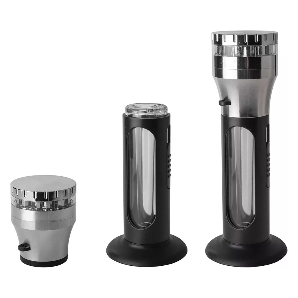 3-in-1 Metall Tabak Grinder Set