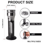3-in-1 Metall Tabak Grinder Set