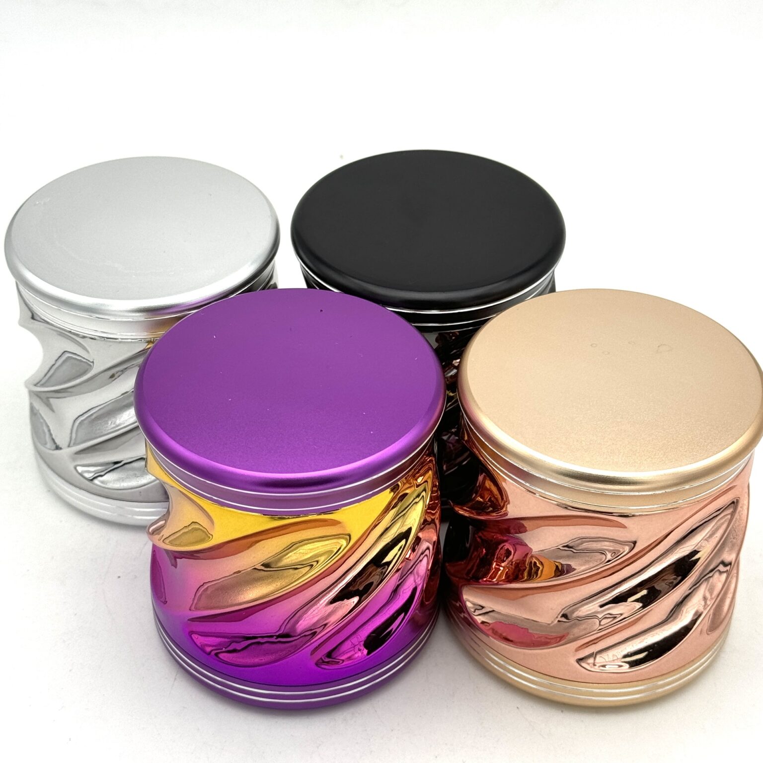 73mm 4-teilige Aluminium Tabakmühle