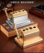 Tisch-Zigarrenschneider Gold Lifestyle Set