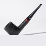 Gerade sandgestrahlte 9-mm-Billiardpfeife aus Bruyèreholz