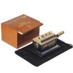 Vintage Zigarrencutter mit Holzbox und Beutel