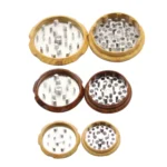Trommel-Holzgrinder 4-teilig, 40/55/63 mm – Ansicht 3
