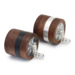 Schwarznuss-Handkurbelgrinder 63 mm, 4-teilig – Ansicht 2
