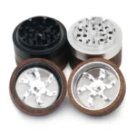 Schwarznuss-Handkurbelgrinder 63 mm, 4-teilig – Ansicht 4