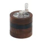 Schwarznuss-Handkurbelgrinder 63 mm, 4-teilig – Ansicht 6
