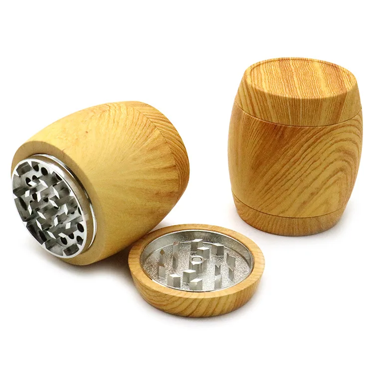 Fassförmiger Holzgrinder 55 mm mit Zinkzähnen
